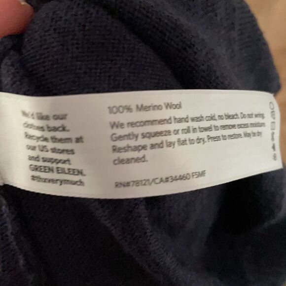 - Eileen Fisher xs petite pull over knit wool sweater - Picture 7 of 7